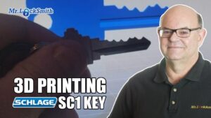 3D Printing Schlage SC1 Key Kelowna BC